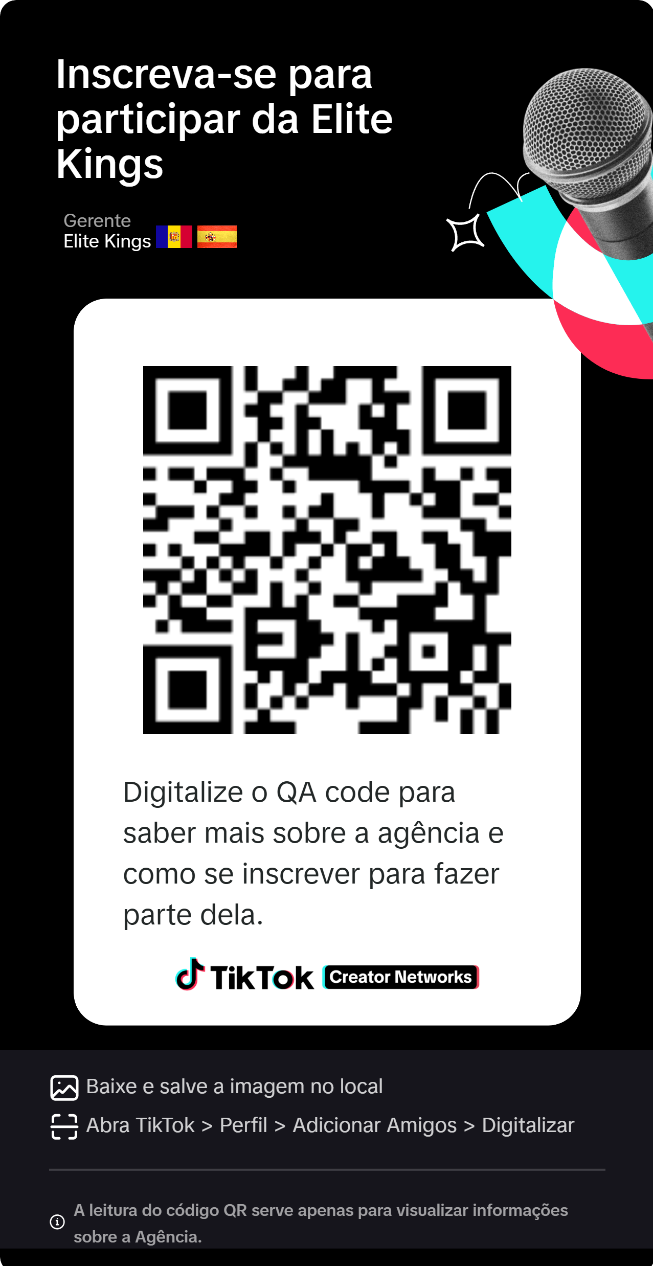 QR Code TikTok Espanha